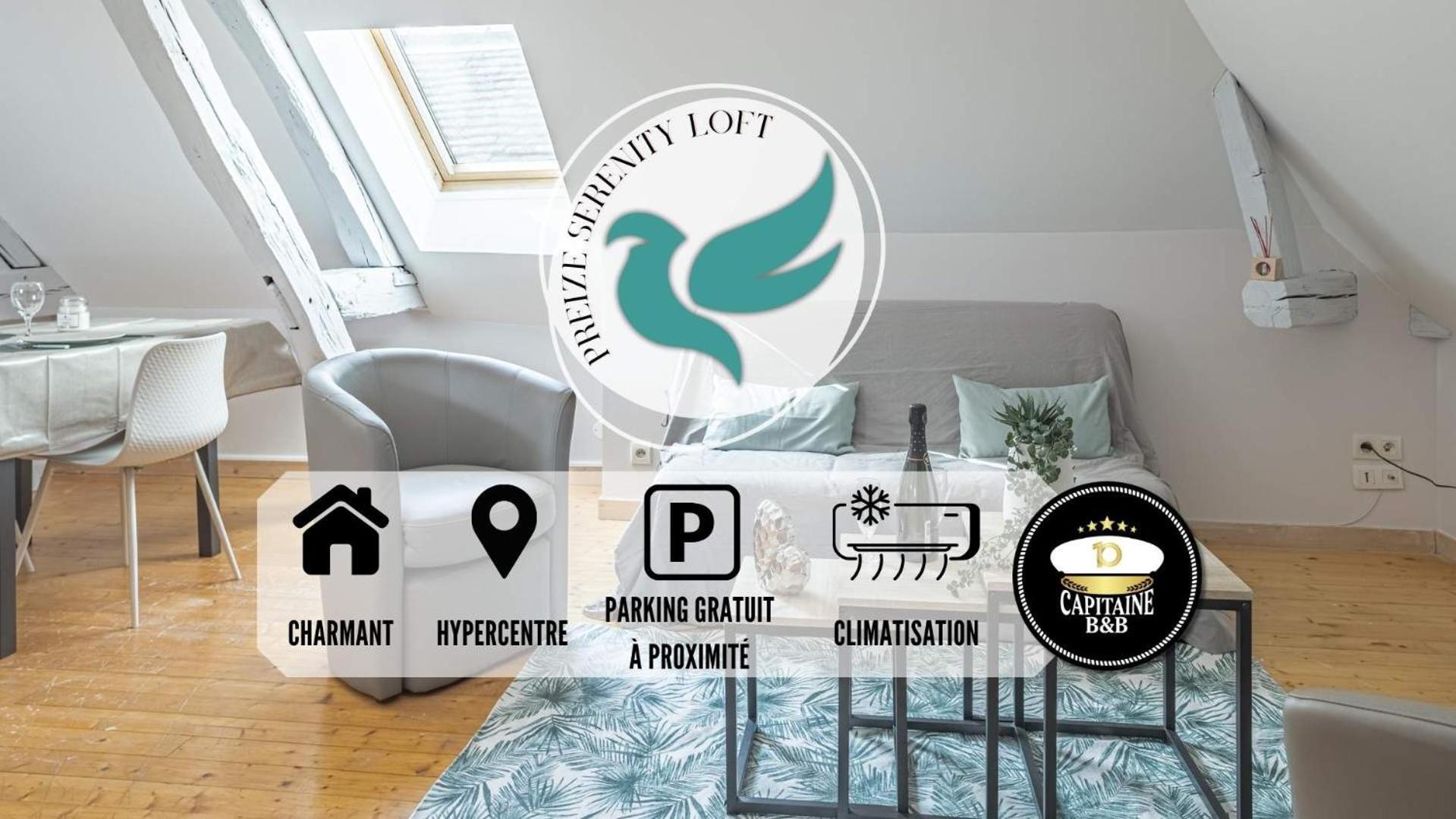 Preize Serenity Loft - Hypercentre - 2 Pers. Troyes Exterior foto